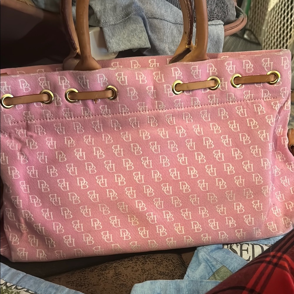 Dooney & Bourke Pink Monogram Tote